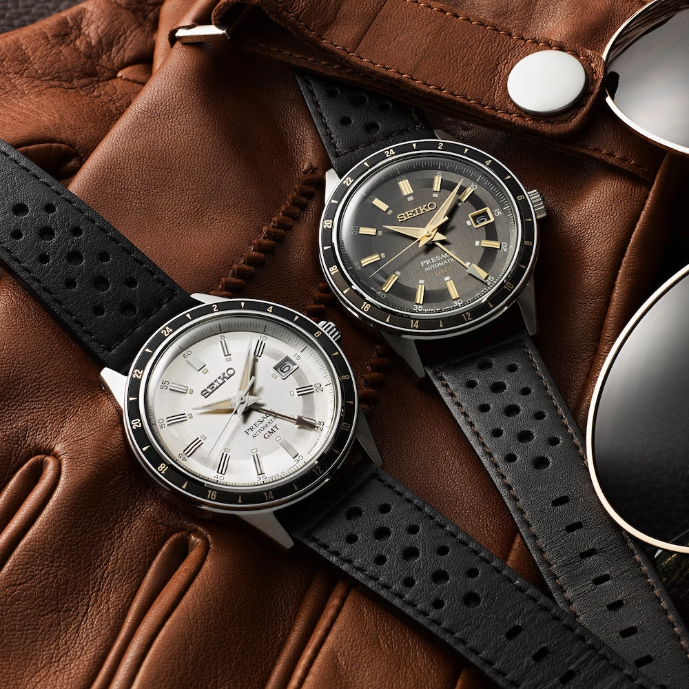 Seiko Watches Seiko Presage Style 60s Road Trip GMT Fume Watch
