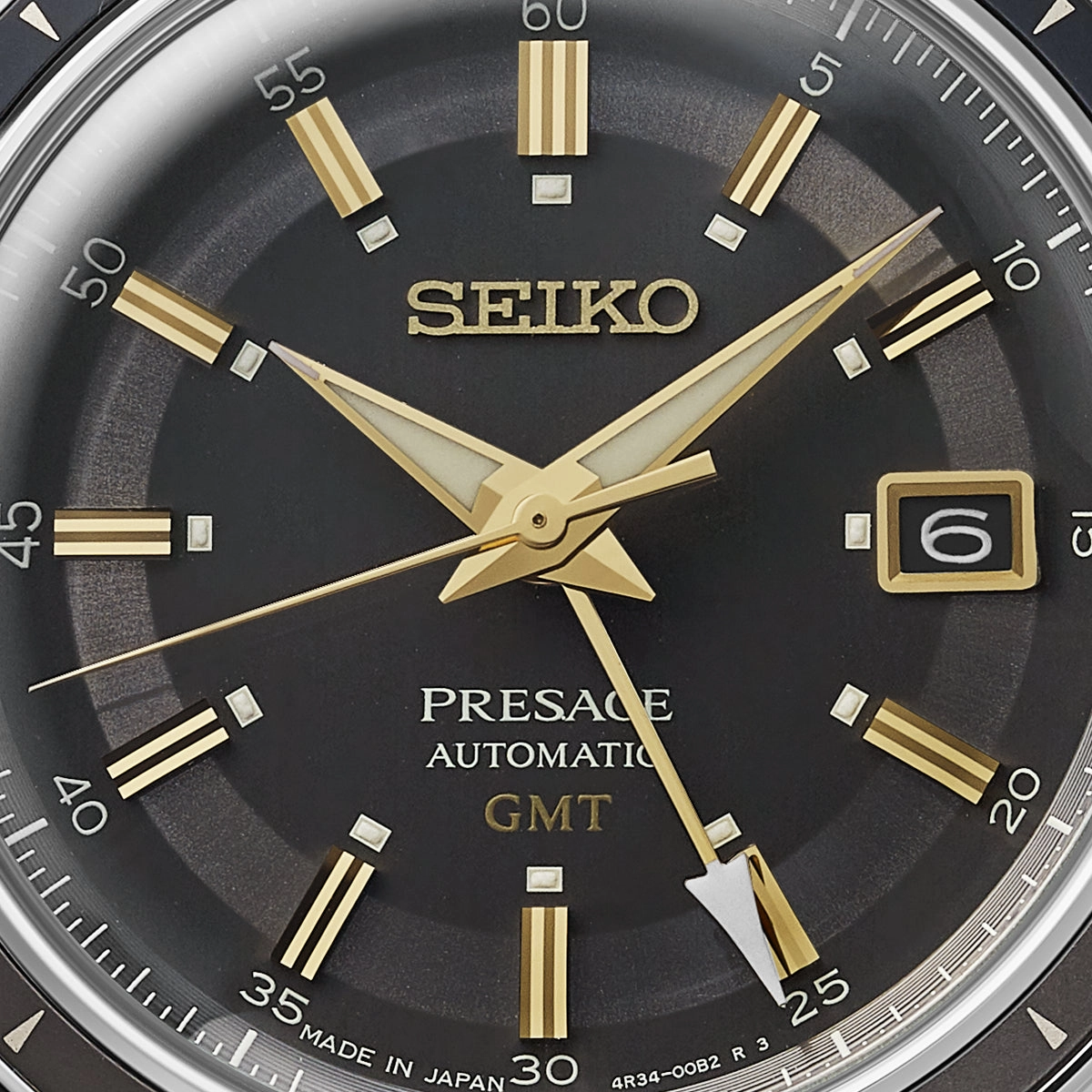 Seiko Watches Seiko Presage Style 60s Road Trip GMT Fume Watch