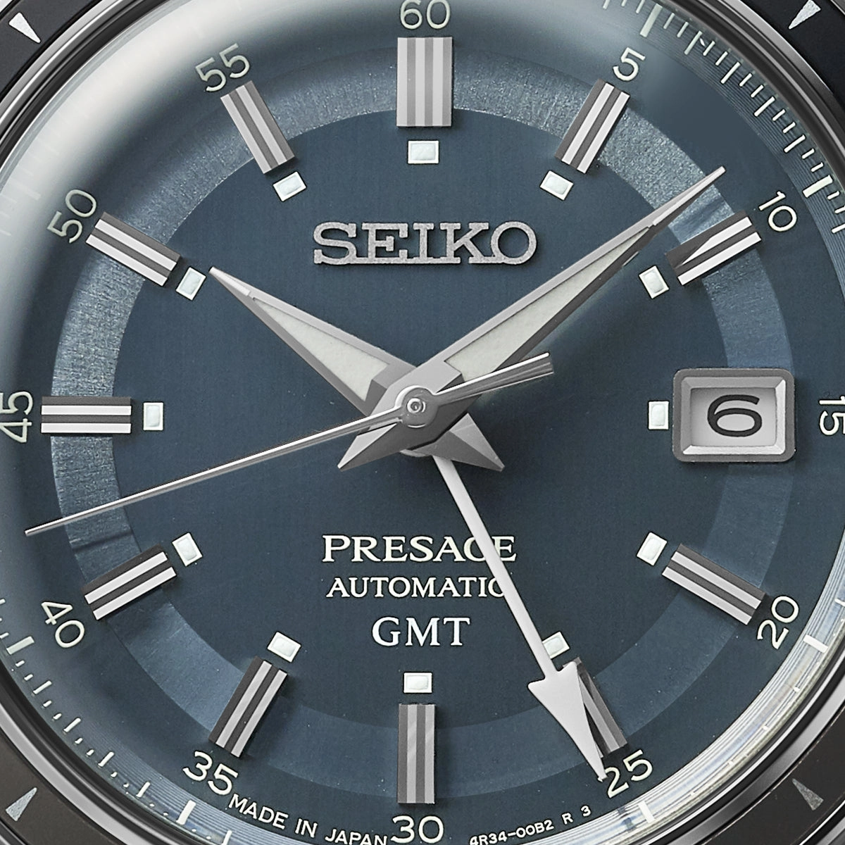 Seiko Watches Seiko Presage Style 60s Road Trip GMT Petrol Blue Watch