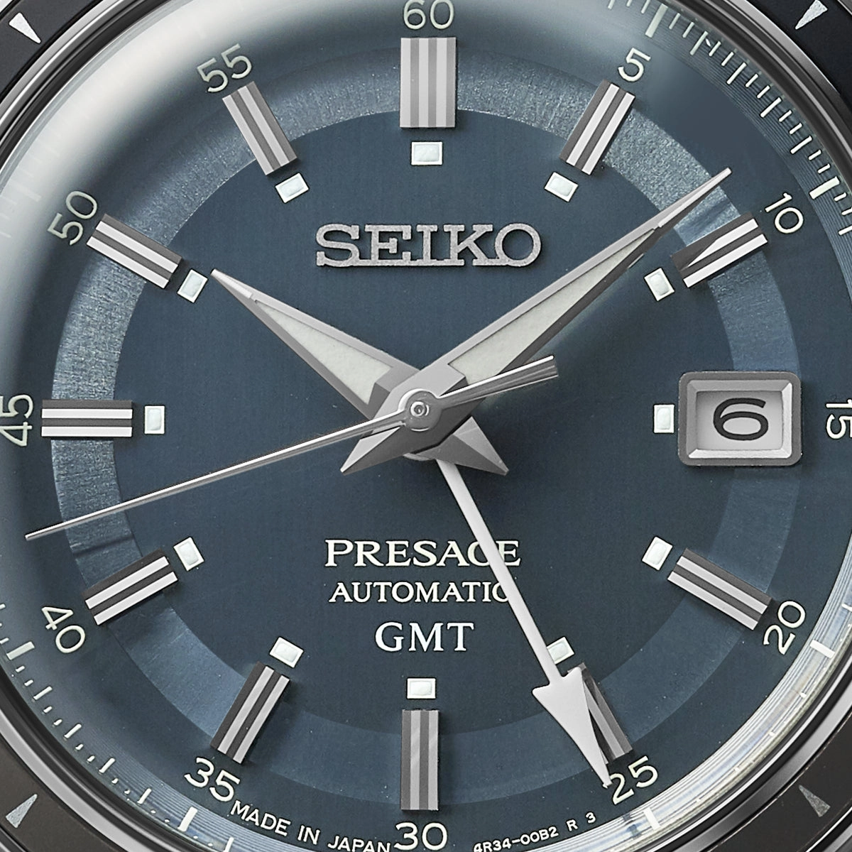 Seiko Watches Seiko Presage Style 60s Road Trip GMT Petrol Blue Watch