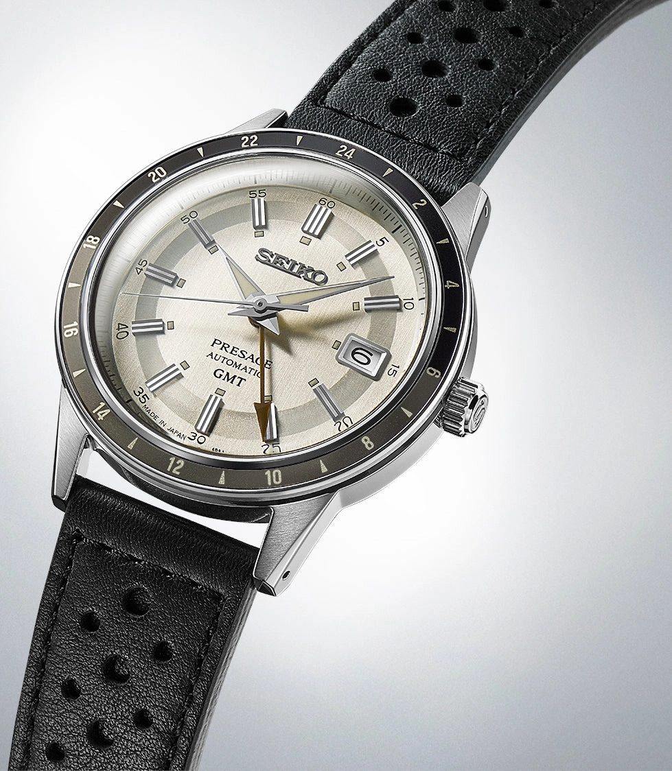 Seiko Watches Seiko Presage Style 60s Road Trip GMT Stone Watch