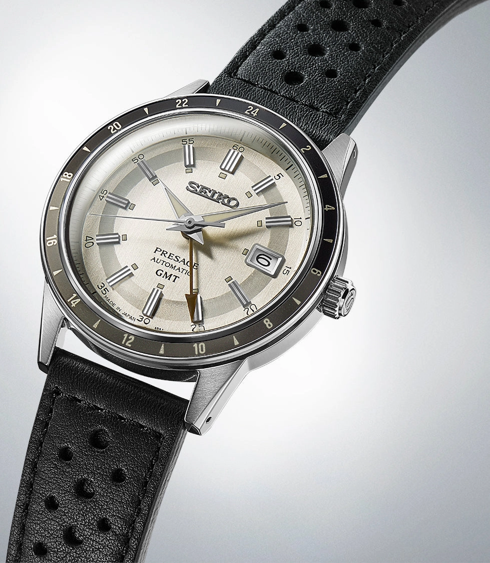 Seiko Watches Seiko Presage Style 60s Road Trip GMT Stone Watch