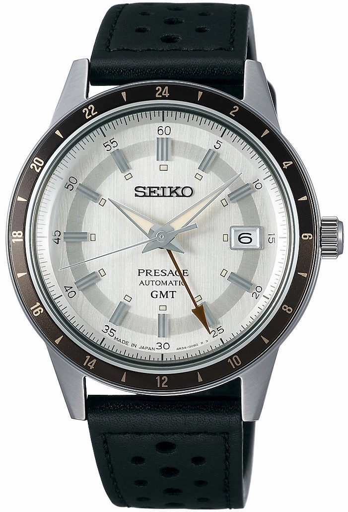 Seiko Watches Seiko Presage Style 60s Road Trip GMT Stone Watch