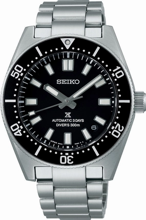Seiko Watches Seiko Prospex 1965 Revival Divers 3 Day Cove Black Watch