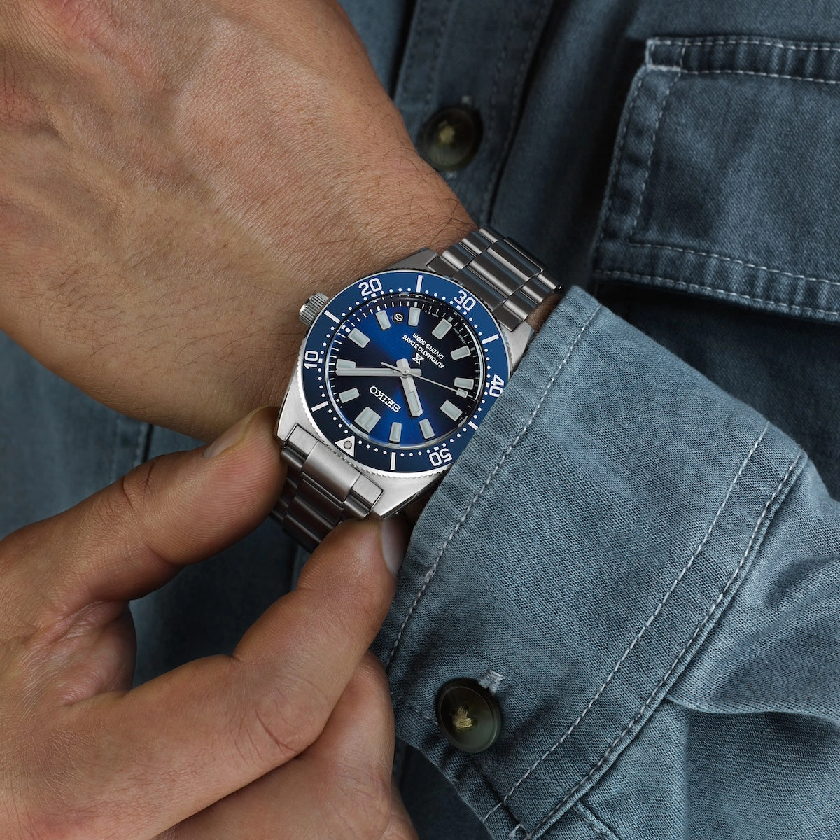 Seiko Watches Seiko Prospex 1965 Revival Divers 3 Day Scuba Blue Watch