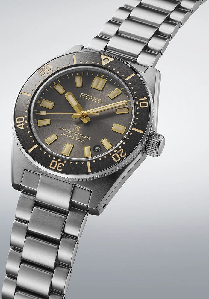 Seiko Watches Seiko Prospex 1965 Revival Divers 3 Day Tide Grey 100th Anniversary Special Edition Watch
