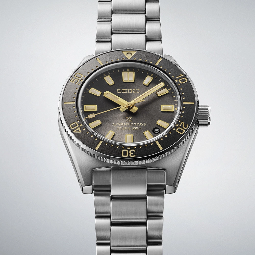 Seiko Watches Seiko Prospex 1965 Revival Divers 3 Day Tide Grey 100th Anniversary Special Edition Watch