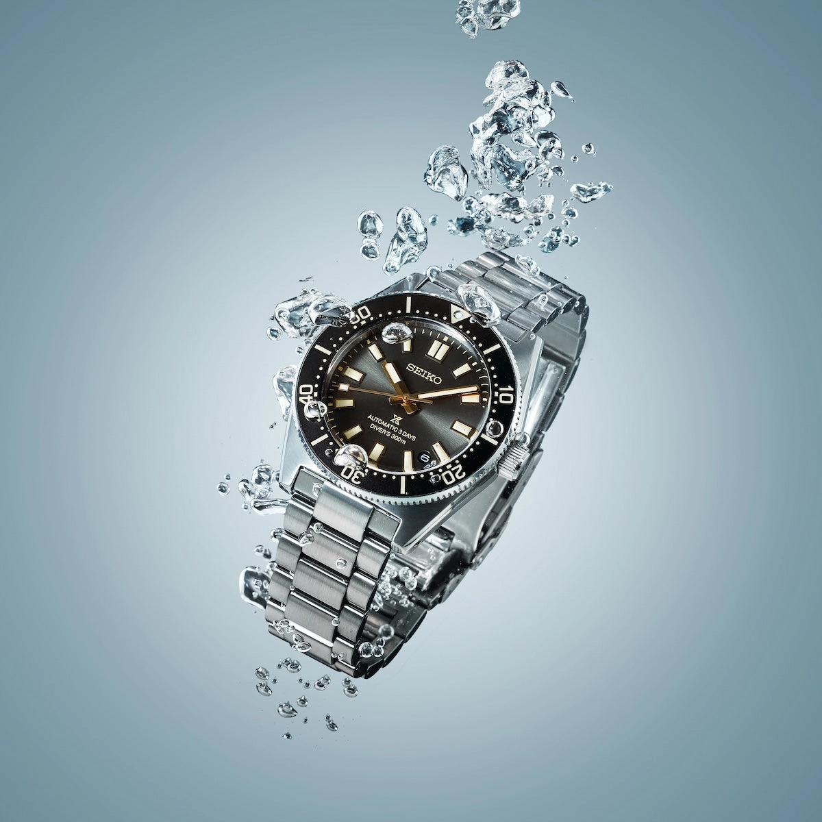 Seiko Watches Seiko Prospex 1965 Revival Divers 3 Day Tide Grey 100th Anniversary Special Edition Watch