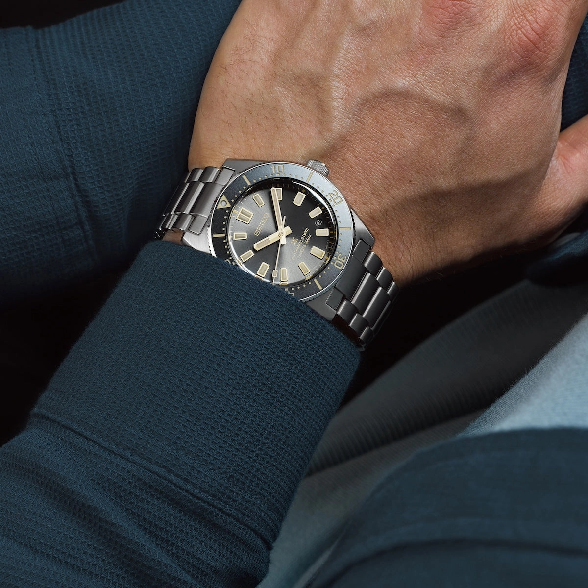 Seiko Watches Seiko Prospex 1965 Revival Divers 3 Day Tide Grey 100th Anniversary Special Edition Watch