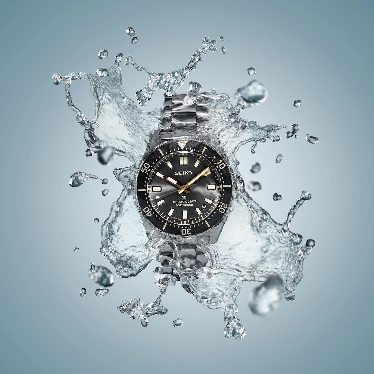 Seiko Watches Seiko Prospex 1965 Revival Divers 3 Day Tide Grey 100th Anniversary Special Edition Watch