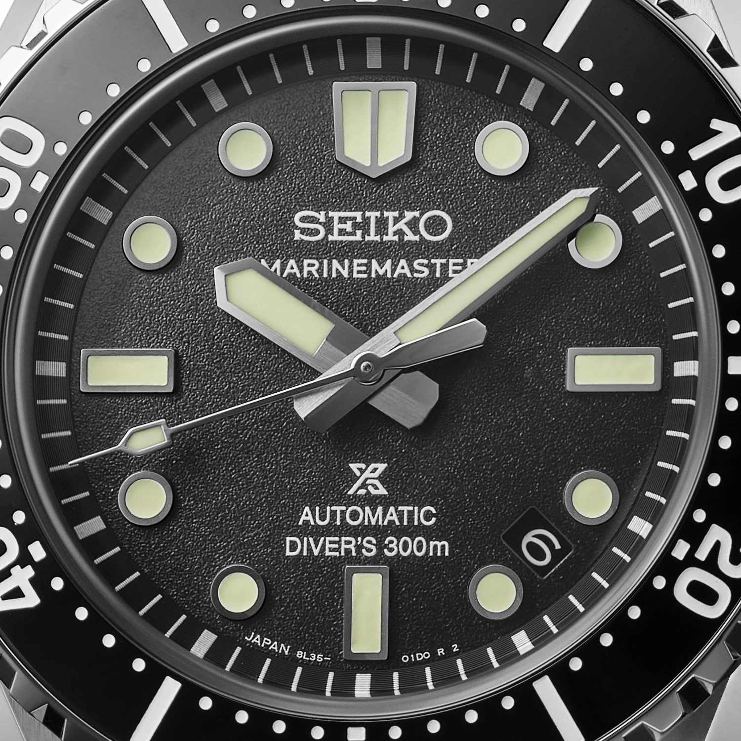 Seiko Watches Seiko Prospex 1968 Divers Reinterpretation 300m High Contrast Black Watch