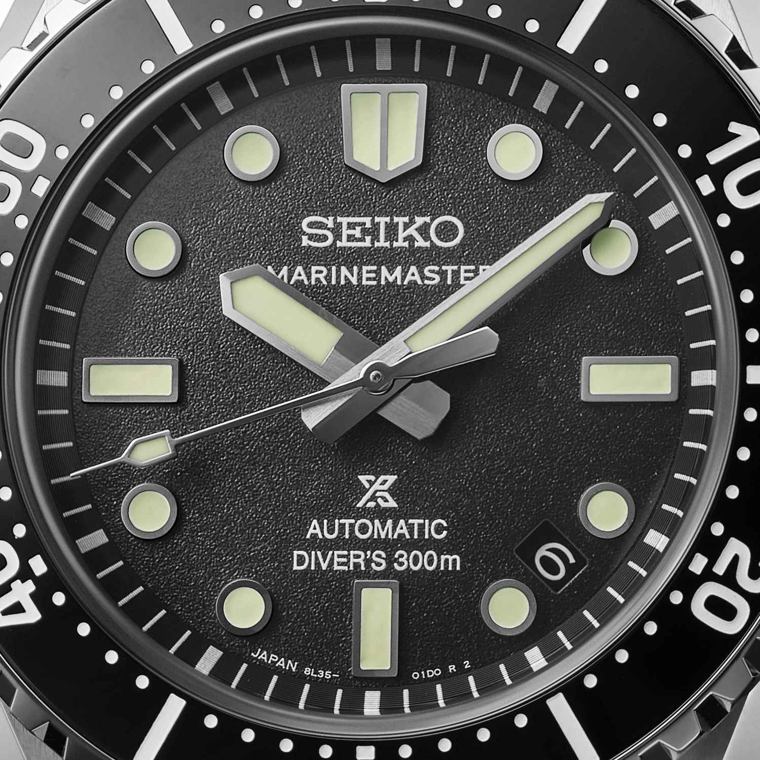 Seiko Watches Seiko Prospex 1968 Divers Reinterpretation 300m High Contrast Black Watch