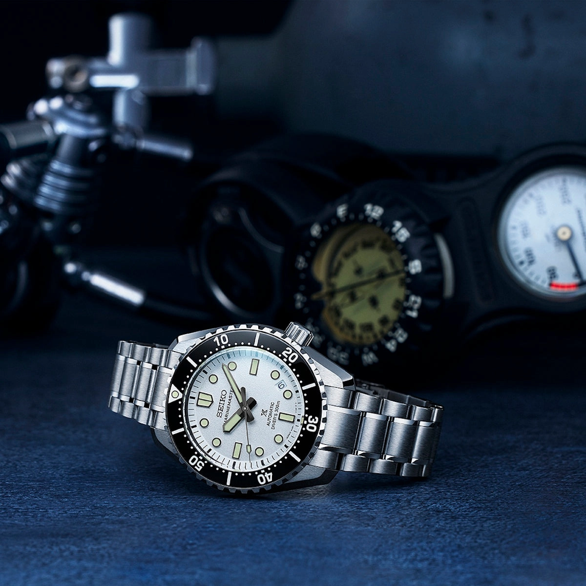 Seiko Watches Seiko Prospex 1968 Divers Reinterpretation 300m High Contrast Monochrome Watch