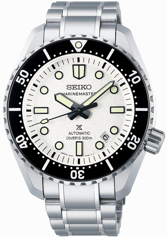 Seiko Watches Seiko Prospex 1968 Divers Reinterpretation 300m High Contrast Monochrome Watch