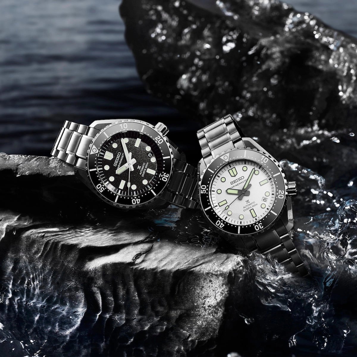 Seiko Watches Seiko Prospex 1968 Divers Reinterpretation 300m High Contrast Monochrome Watch