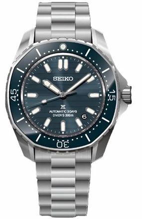 Seiko Watches Seiko Prospex 300m Automatic Polygonal Divers Coastline Cobalt Watch