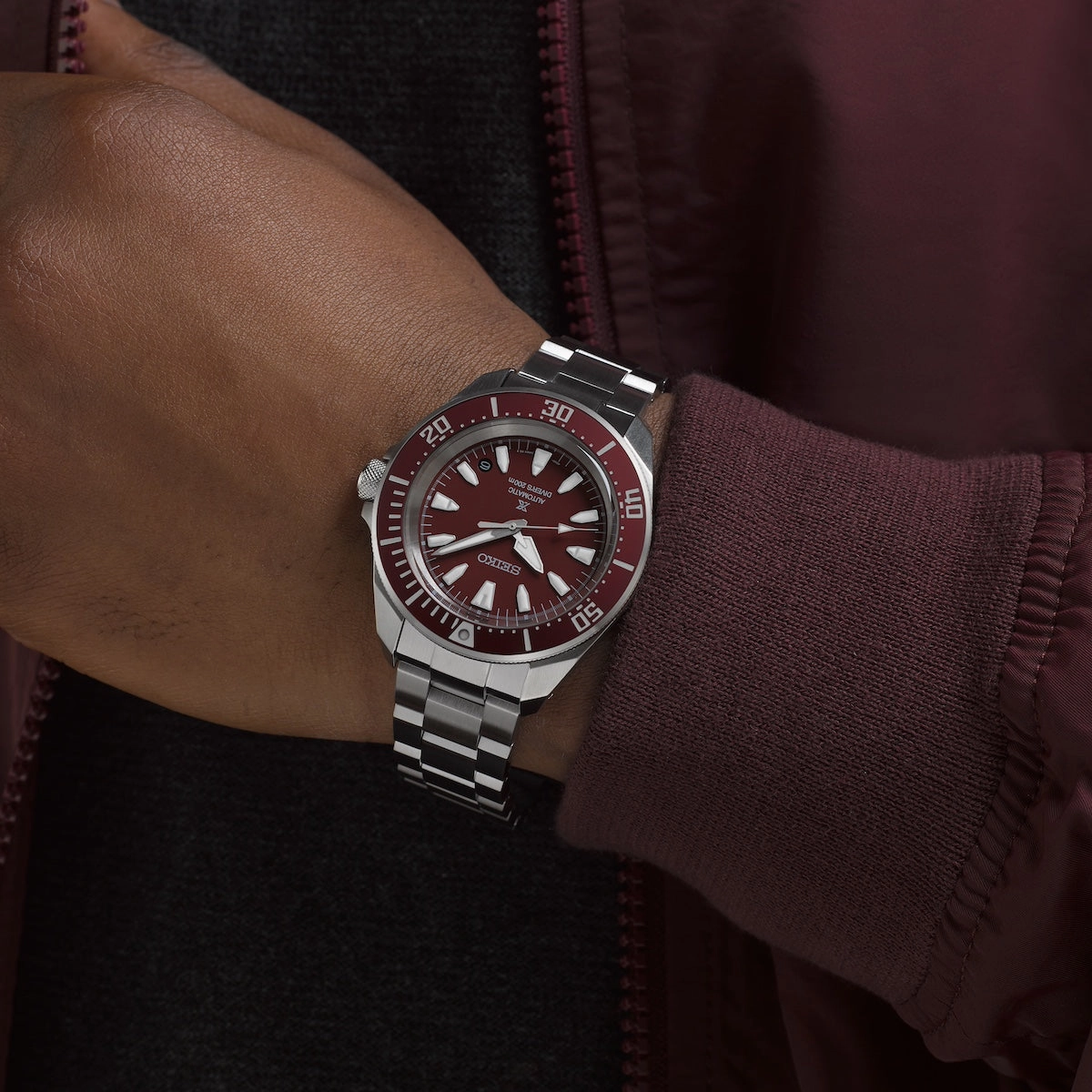 Seiko Watches Seiko Prospex 4R Red Shog-urai Diver Watch