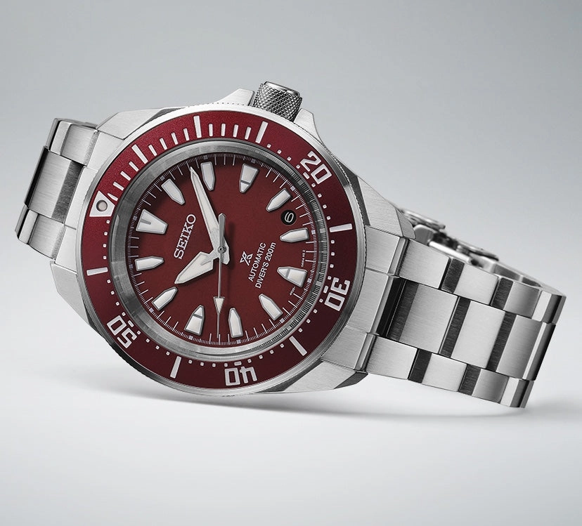 Seiko Watches Seiko Prospex 4R Red Shog-urai Diver Watch