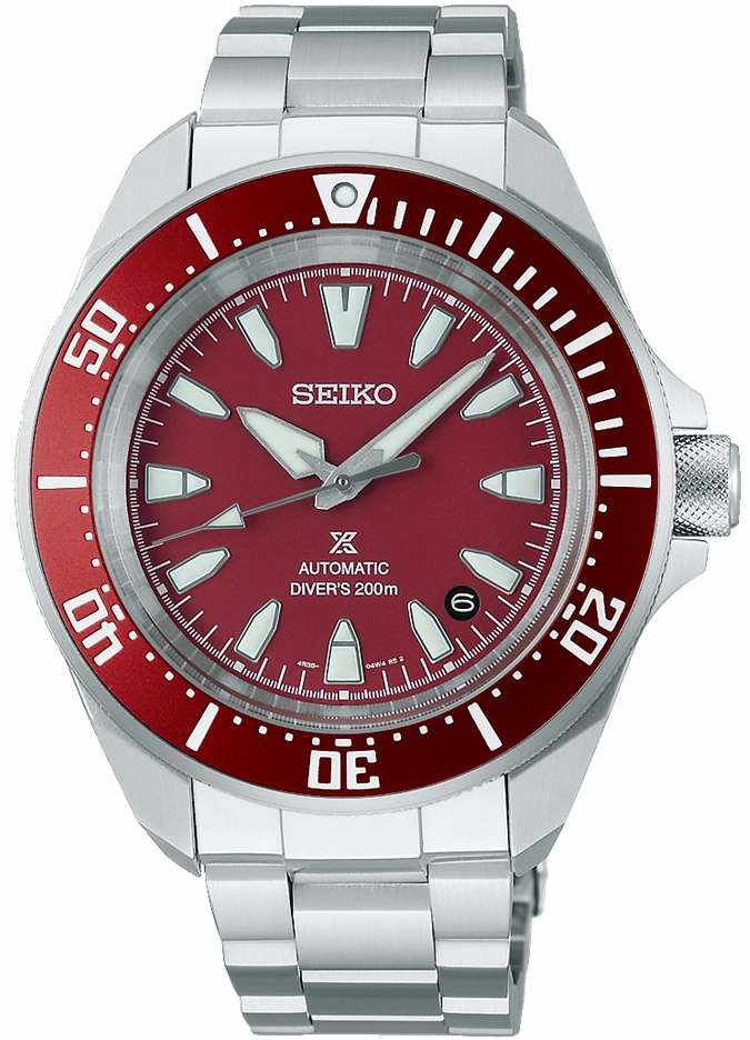 Seiko Watches Seiko Prospex 4R Red Shog-urai Diver Watch