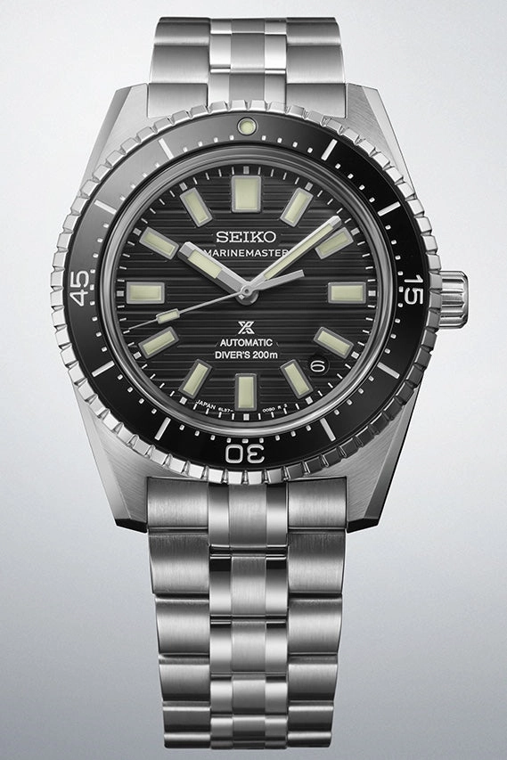 Seiko Watches Seiko Prospex Black Dark Water Marinemaster 1965 Reinterpretation Diver Watch