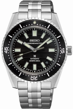 Seiko Watches Seiko Prospex Black Dark Water Marinemaster 1965 Reinterpretation Diver Watch