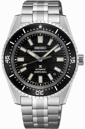 Seiko Watches Seiko Prospex Black Dark Water Marinemaster 1965 Reinterpretation Diver Watch
