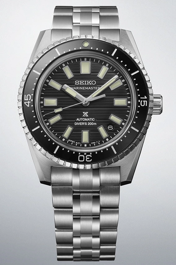 Seiko Watches Seiko Prospex Black Dark Water Marinemaster 1965 Reinterpretation Diver Watch