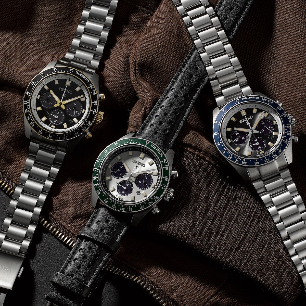 Seiko Watches Seiko Prospex Circuit Race Solar Speedtimer Watch