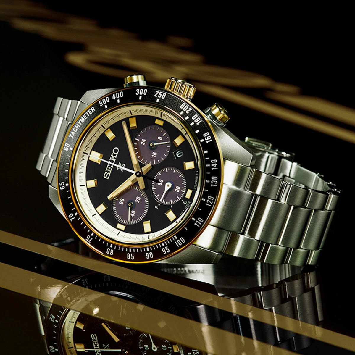 Seiko Watches Seiko Prospex Circuit Race Solar Speedtimer Watch