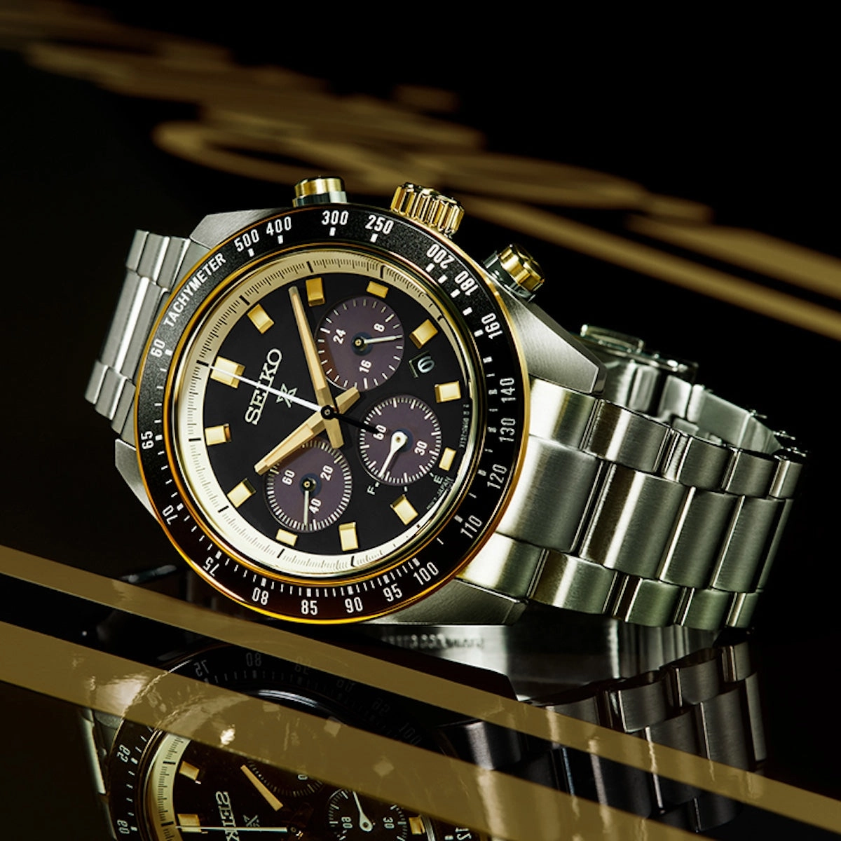 Seiko Watches Seiko Prospex Circuit Race Solar Speedtimer Watch