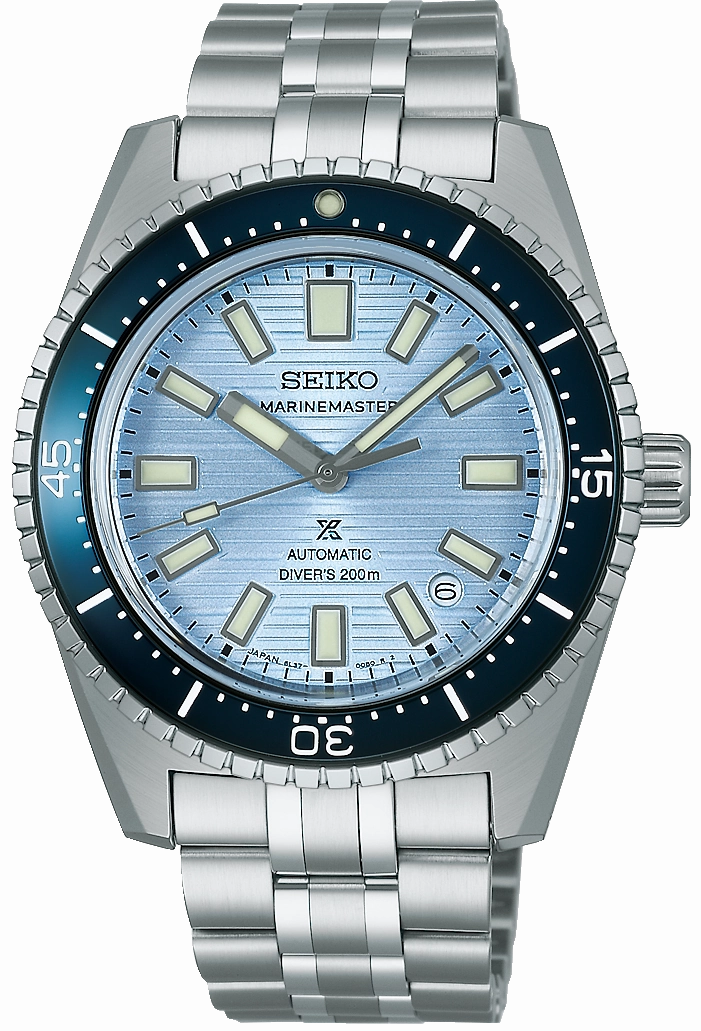 Seiko Watches Seiko Prospex Clearwater Blue Marinemaster 1965 Reinterpretation Diver Watch