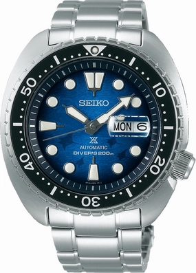 Seiko Watches Seiko Prospex Save the Ocean Turtle Scuba Diver Manta Ray Special Edition Watch