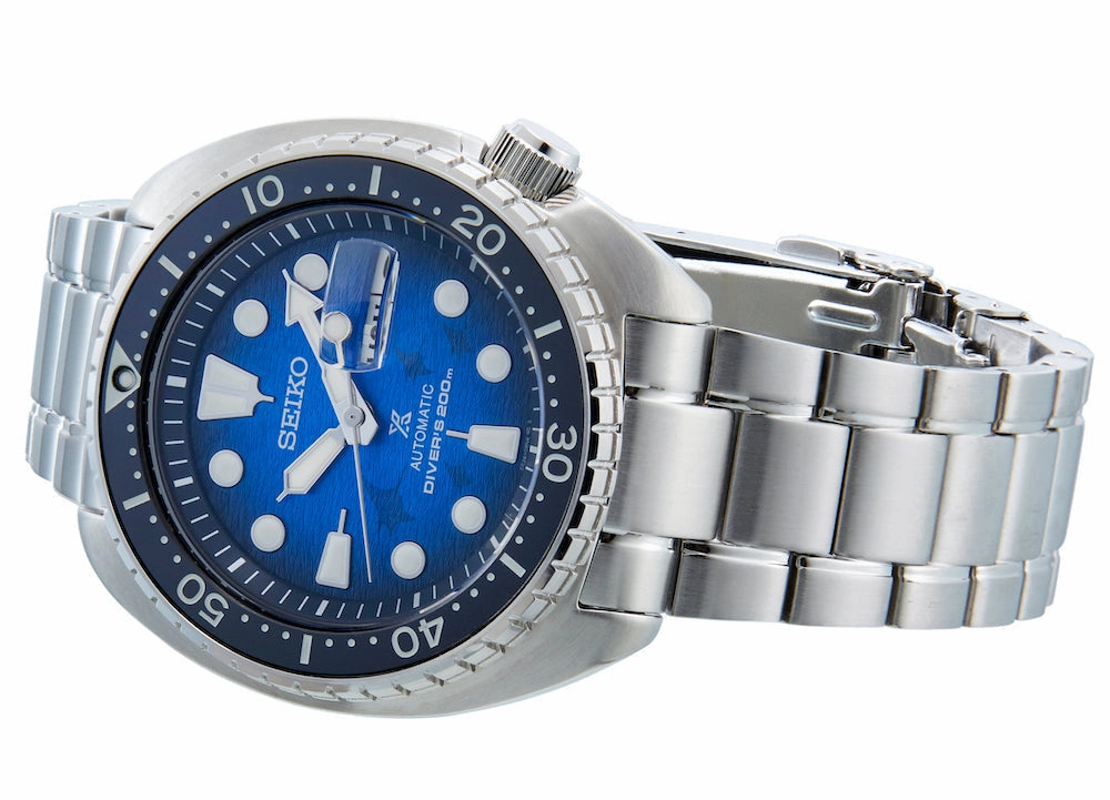 Seiko Watches Seiko Prospex Save the Ocean Turtle Scuba Diver Manta Ray Special Edition Watch