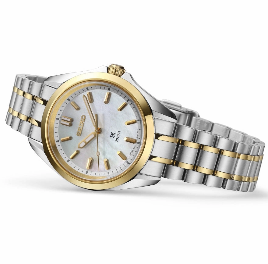 Seiko Watches Seiko Prospex Sea Ladies Two Tone Watch