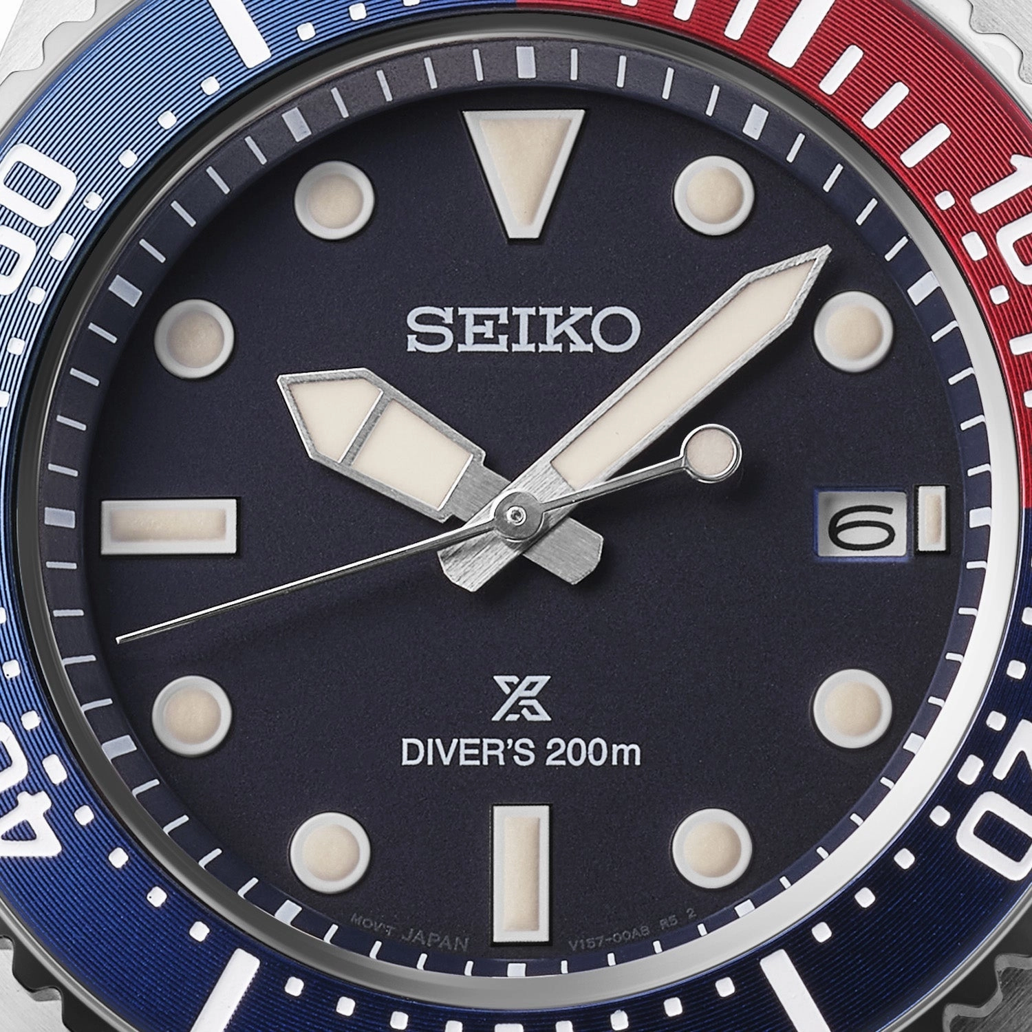 Seiko Watches Seiko Prospex Solar Divers Blue Red Blue Watch