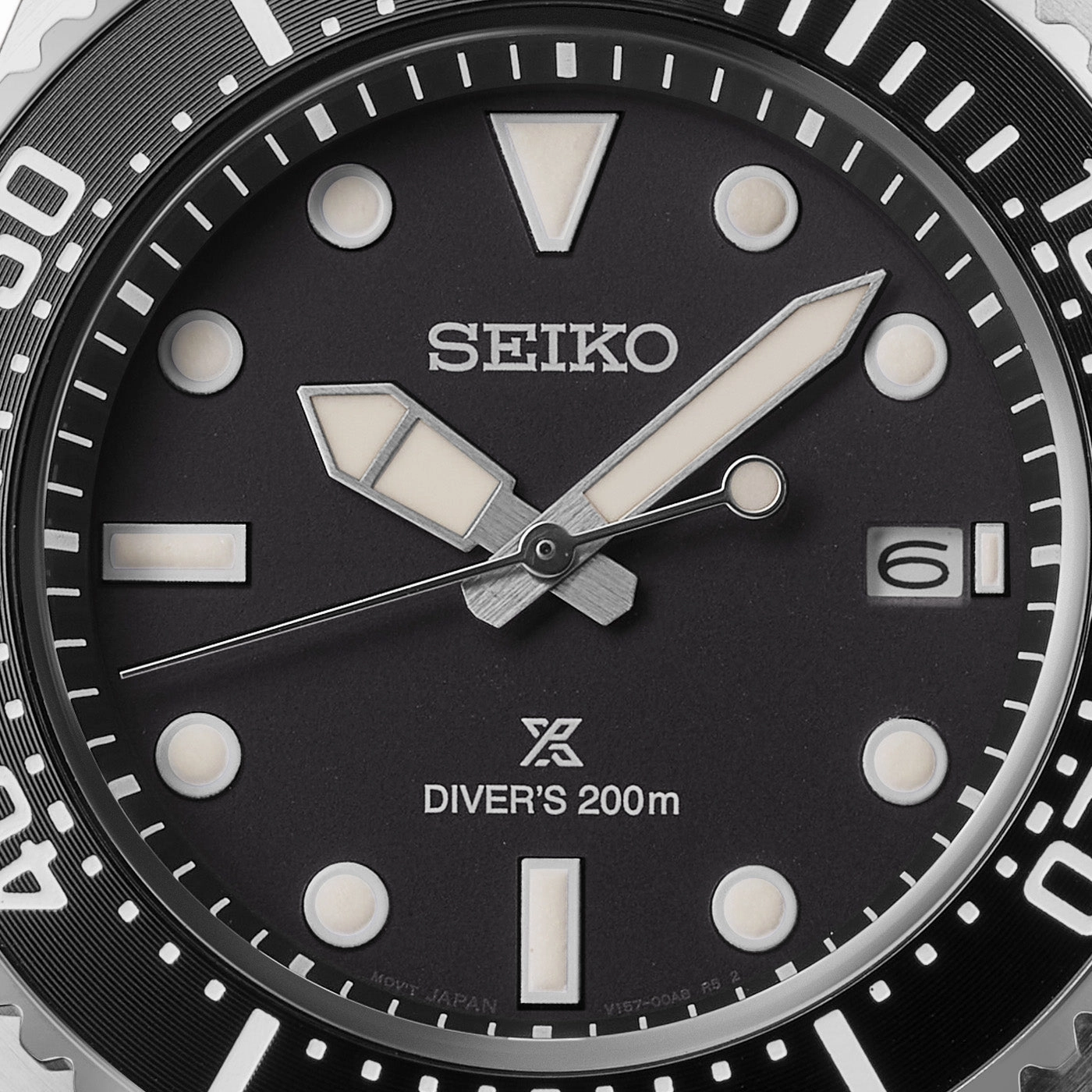 Seiko Watches Seiko Prospex Solar Divers Pure Black Watch