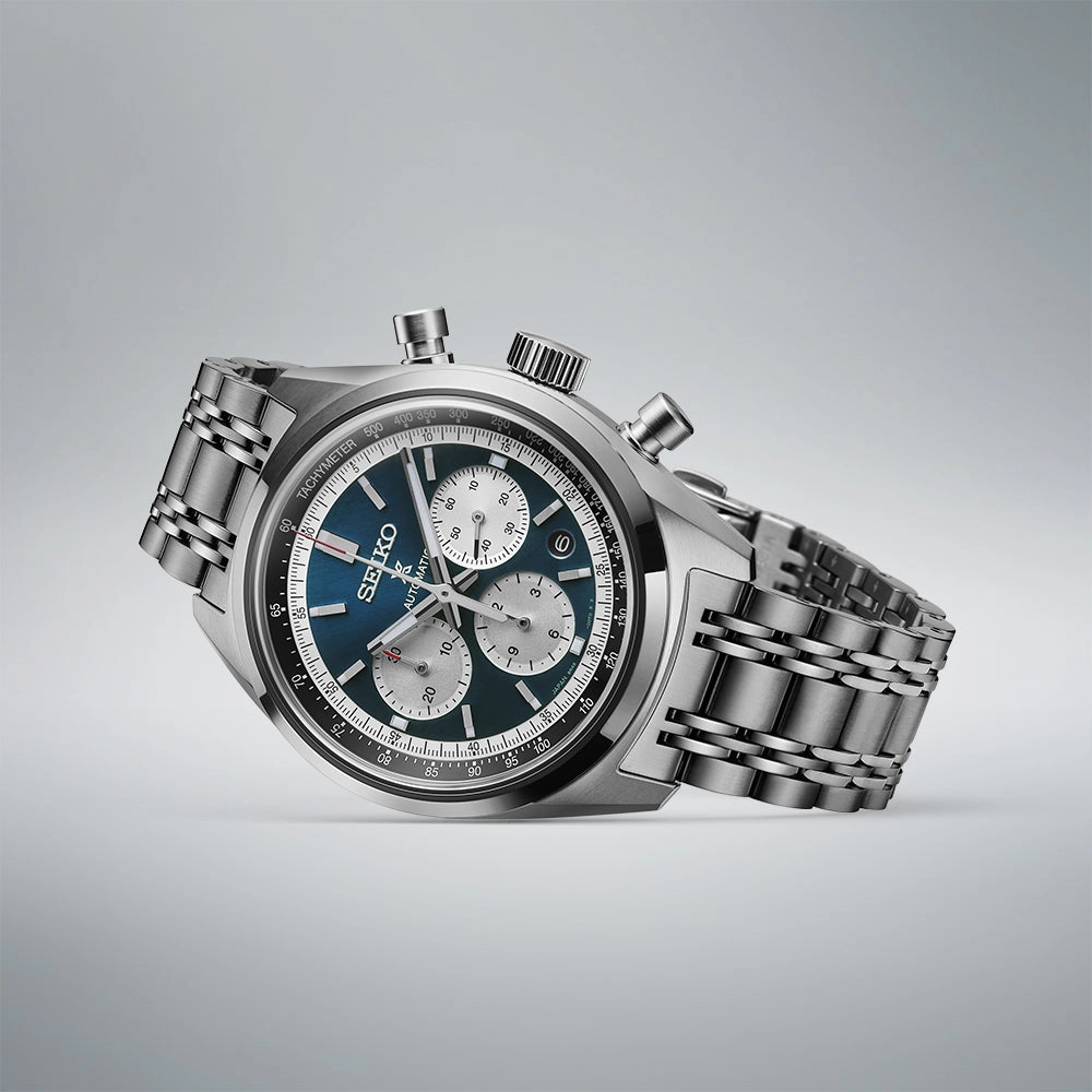 Seiko Watches Seiko Prospex Speedtimer Sunrise Blue 1973 Mechanical Chronograph Watch