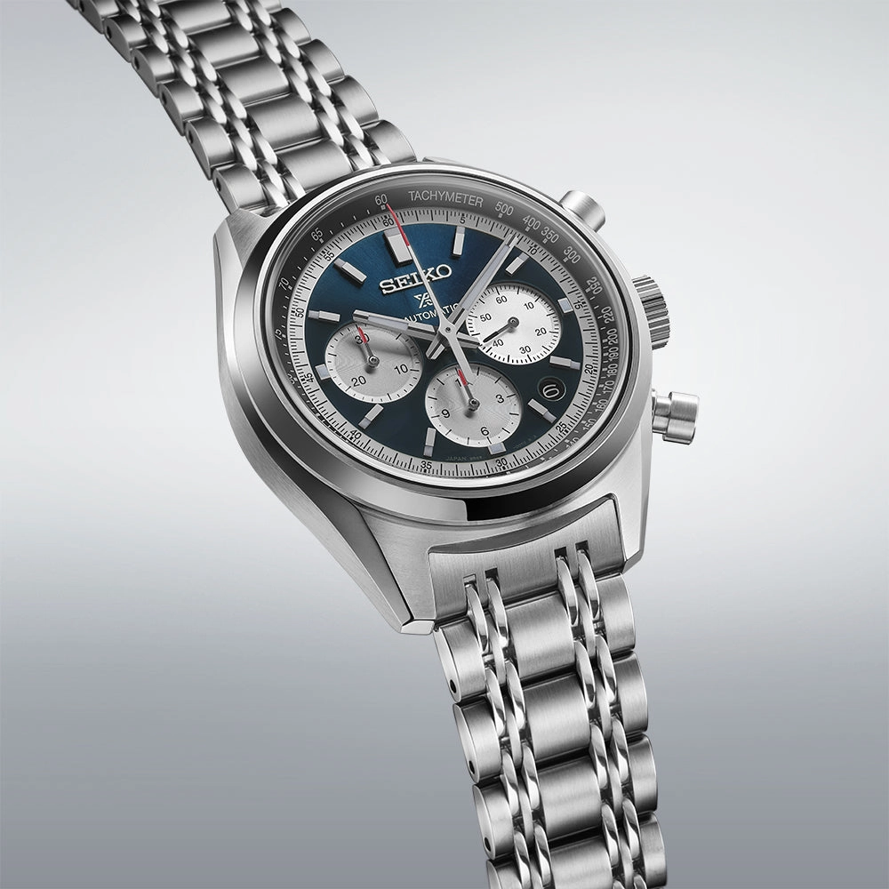 Seiko Watches Seiko Prospex Speedtimer Sunrise Blue 1973 Mechanical Chronograph Watch