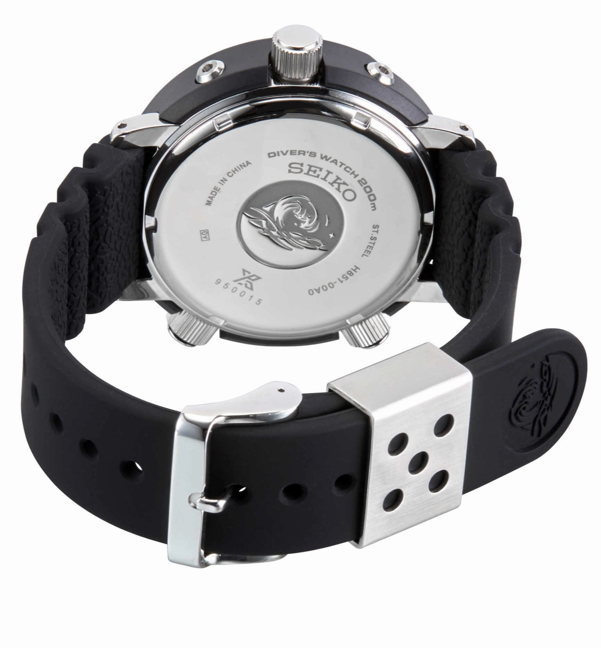 Seiko Watches Seiko Prospex Tuna Arnie Divers Solar Hybrid Black Watch