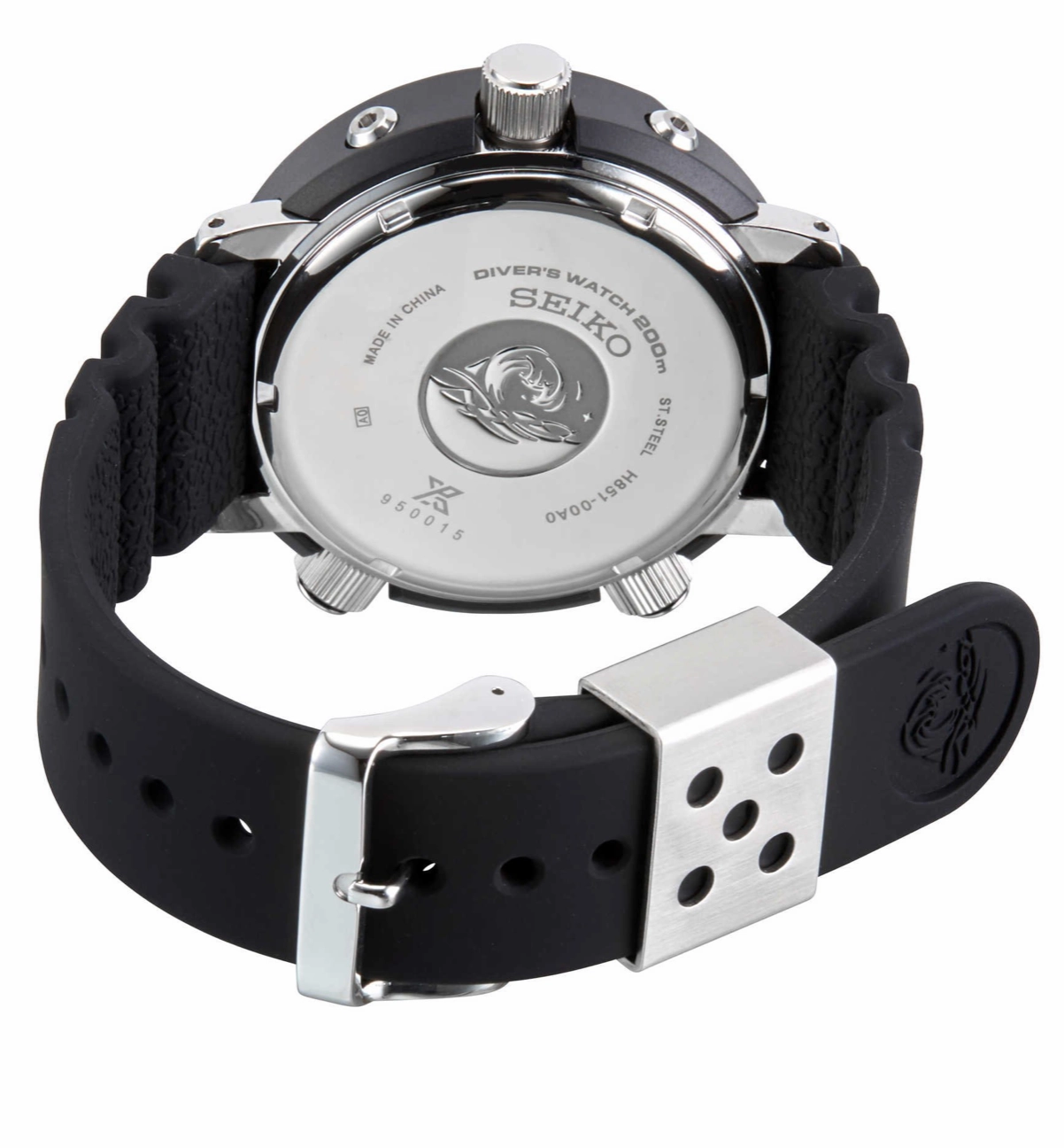 Seiko Watches Seiko Prospex Tuna Arnie Divers Solar Hybrid Black Watch