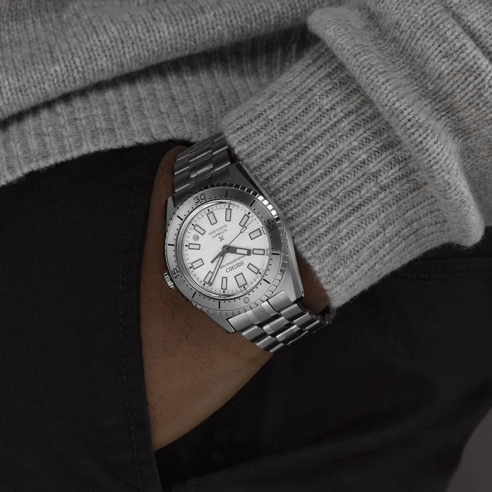Seiko Watches Seiko Prospex White High Water Marinemaster 1965 Divers Reinterpretation Limited  Edition Watch