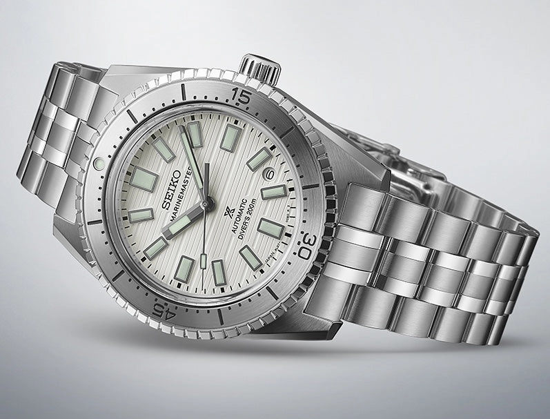 Seiko Watches Seiko Prospex White High Water Marinemaster 1965 Divers Reinterpretation Limited  Edition Watch