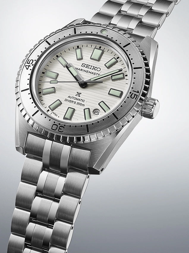 Seiko Watches Seiko Prospex White High Water Marinemaster 1965 Divers Reinterpretation Limited  Edition Watch