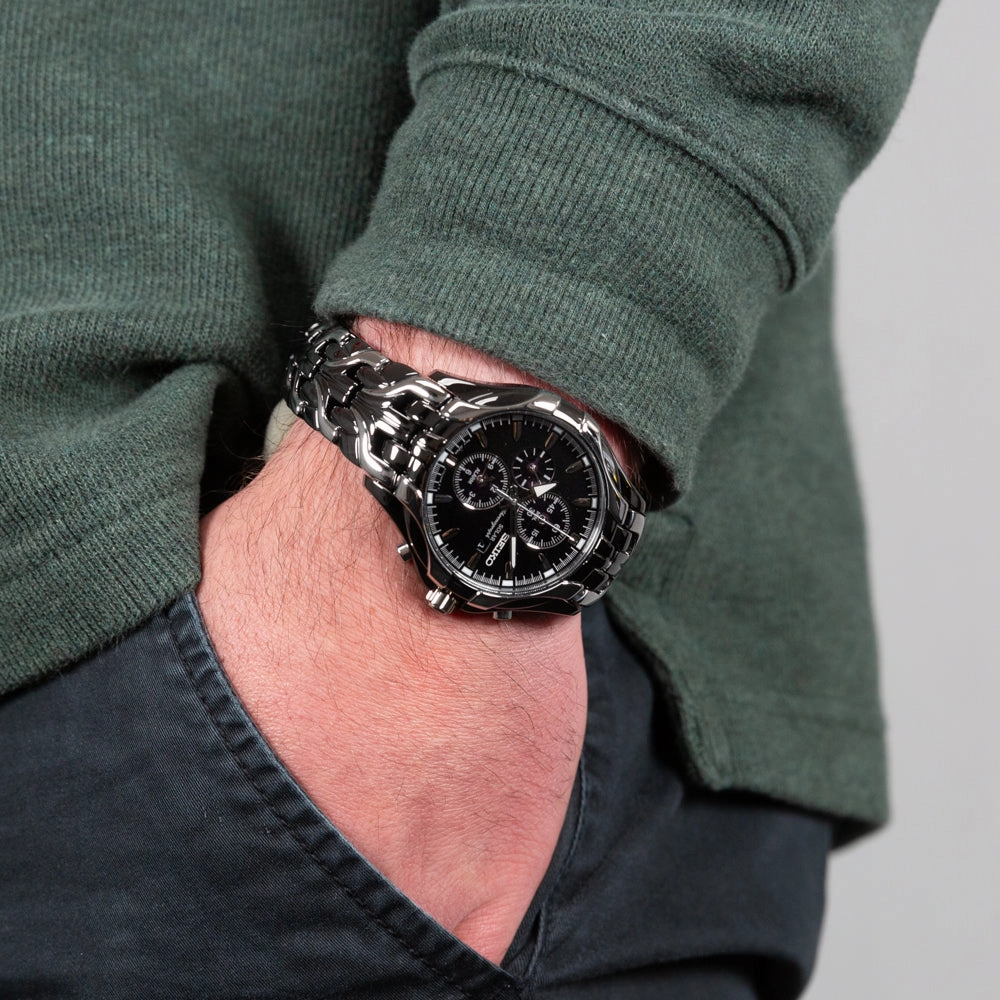 Seiko Watches Seiko SSC139P-9 Solar Chronograph