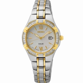 Seiko Watches Seiko SUT426P Solar Diamond Set Watch