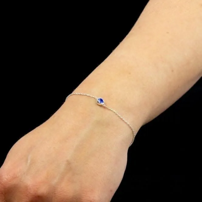 September Birthstone Bracelet with Swarovski Crystal B5292 Beginnings Jewellery