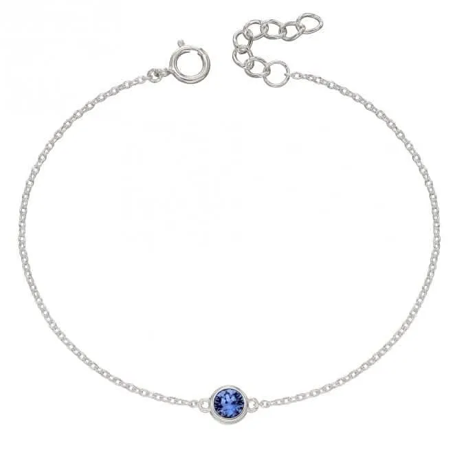 September Birthstone Bracelet with Swarovski Crystal B5292 Beginnings Jewellery