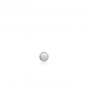 Silver Disc Barbell Single Earring E035-04H Ania Haie Jewellery
