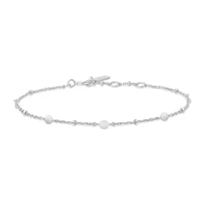 Silver Disc Station Bracelet B063-01H Ania Haie Jewellery