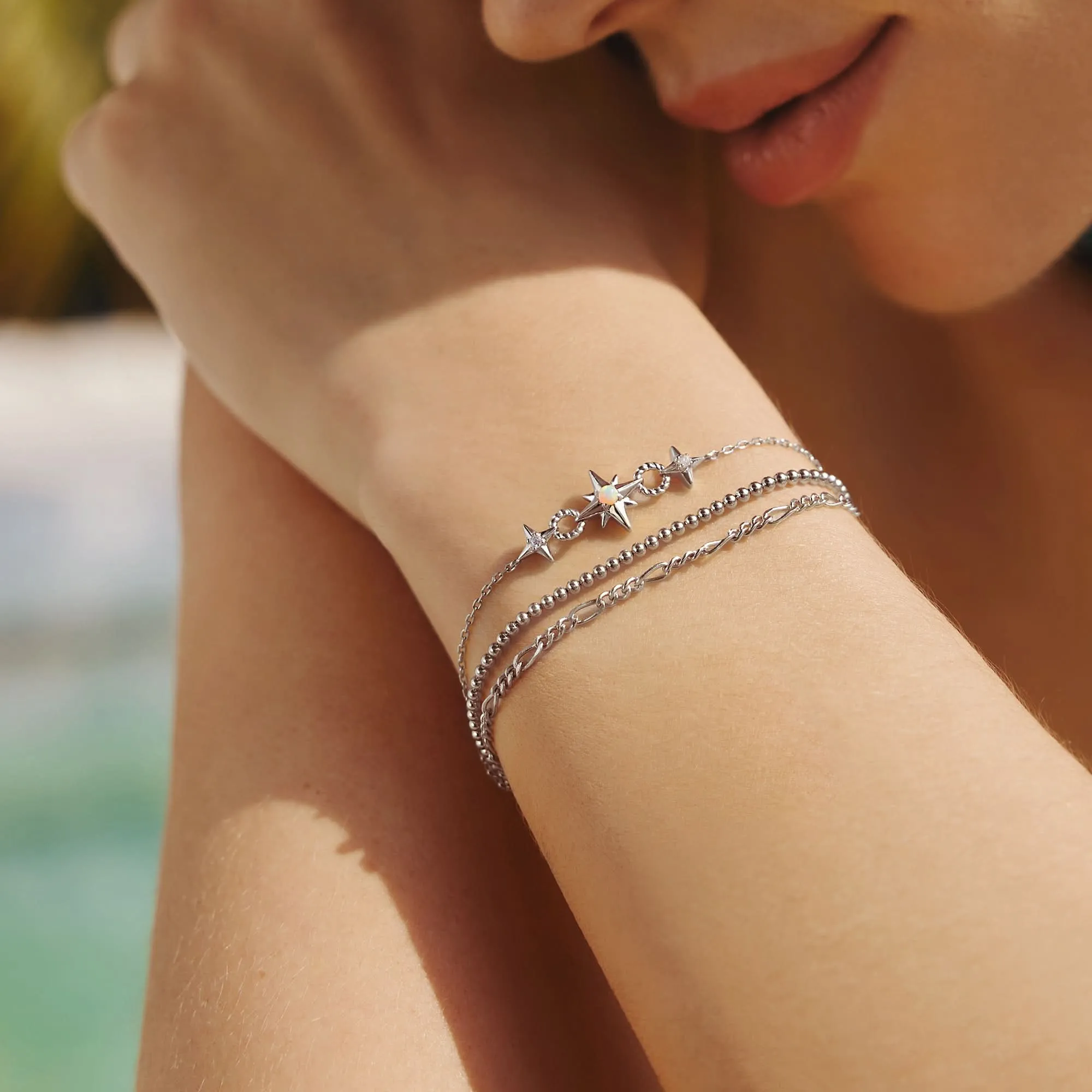Silver Filia Curb Chain Bracelet B063-02H Ania Haie Jewellery